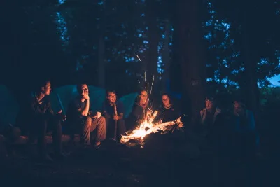 camp-fire